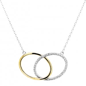 Double Open Ovals Necklace - HK Jewels