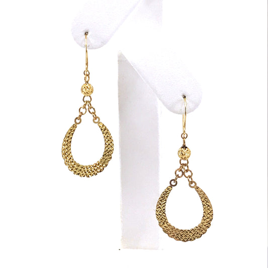 14K Gold Horseshoe Earrings - HK Jewels