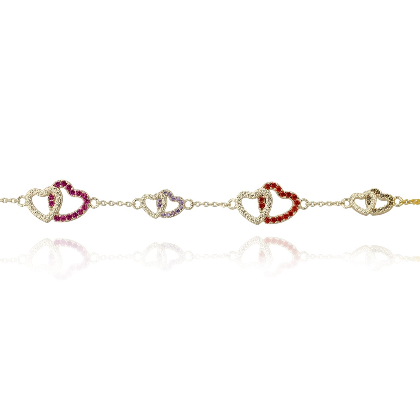 Linked Hearts Kids Bracelet - HK Jewels