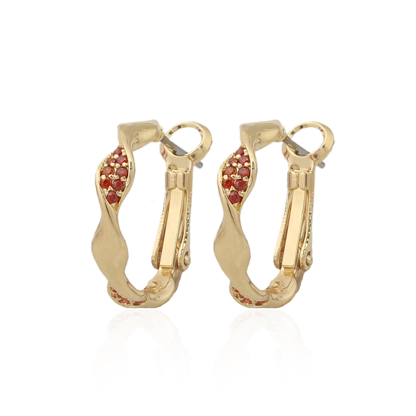 Twist Huggie Earring - HK Jewels