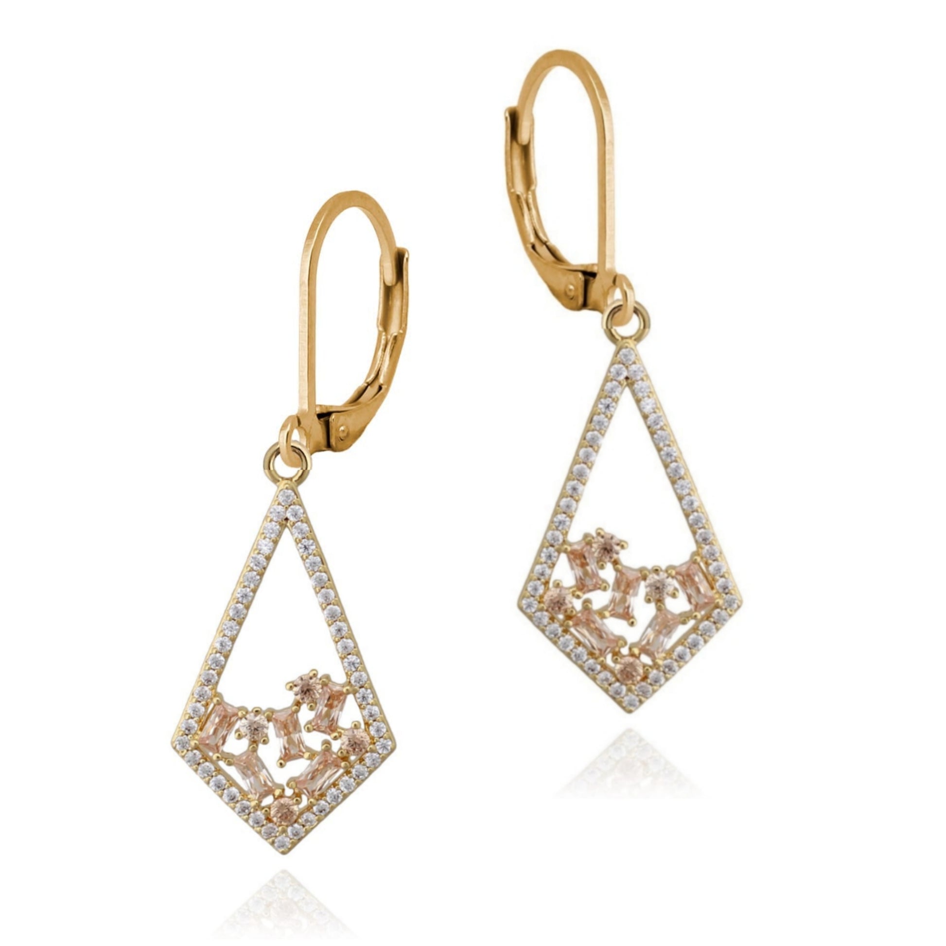 Necktie Shape Earring - HK Jewels