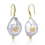 Sterling Silver Fresh Water Pearl Earring - HK Jewels