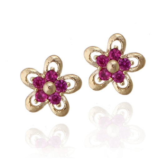 Surgical Steel Flower Studs - HK Jewels