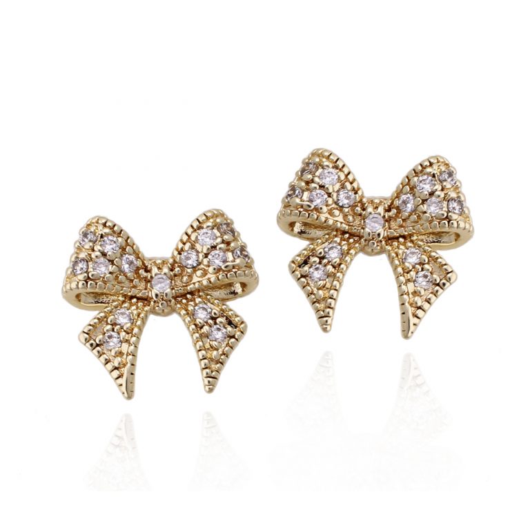 Surgical Steel Bow Studs - HK Jewels