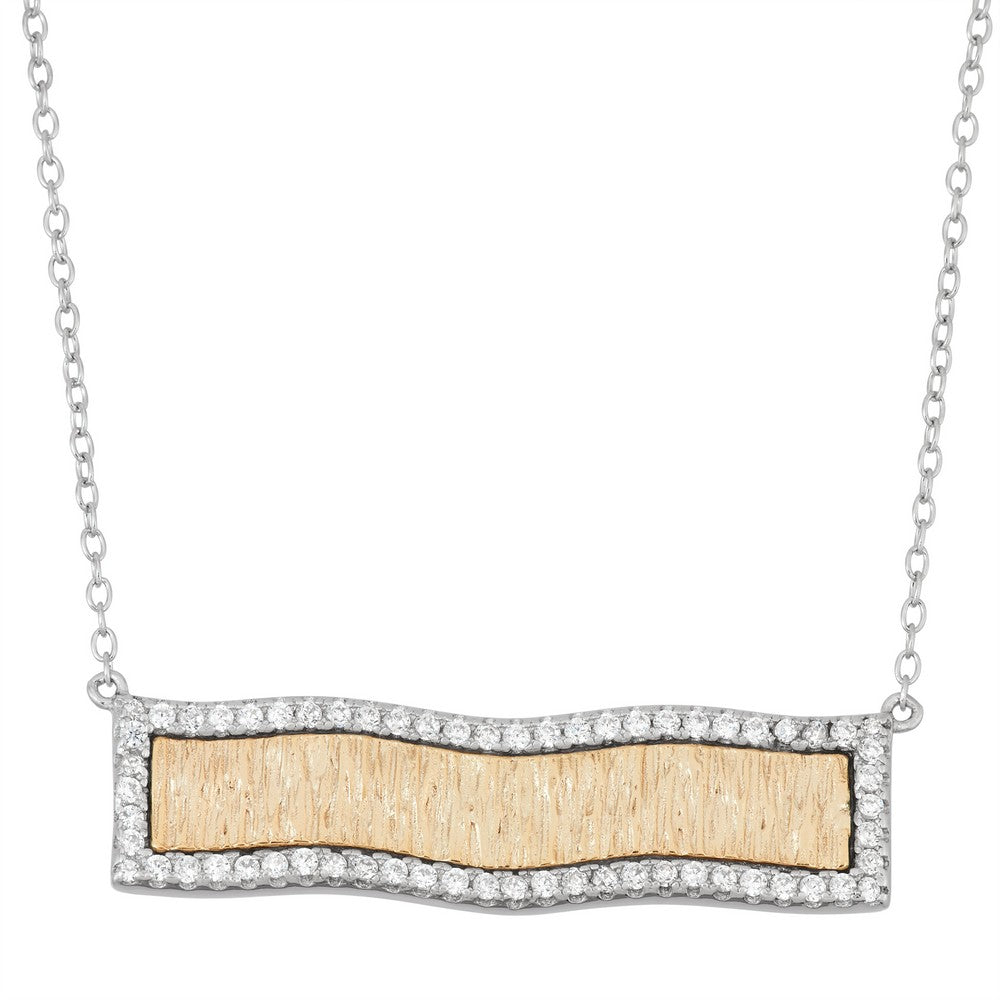 Sterling Silver Bar Necklace - HK Jewels