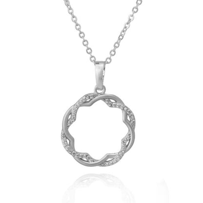Small Intertwined Circles Pendant - HK Jewels