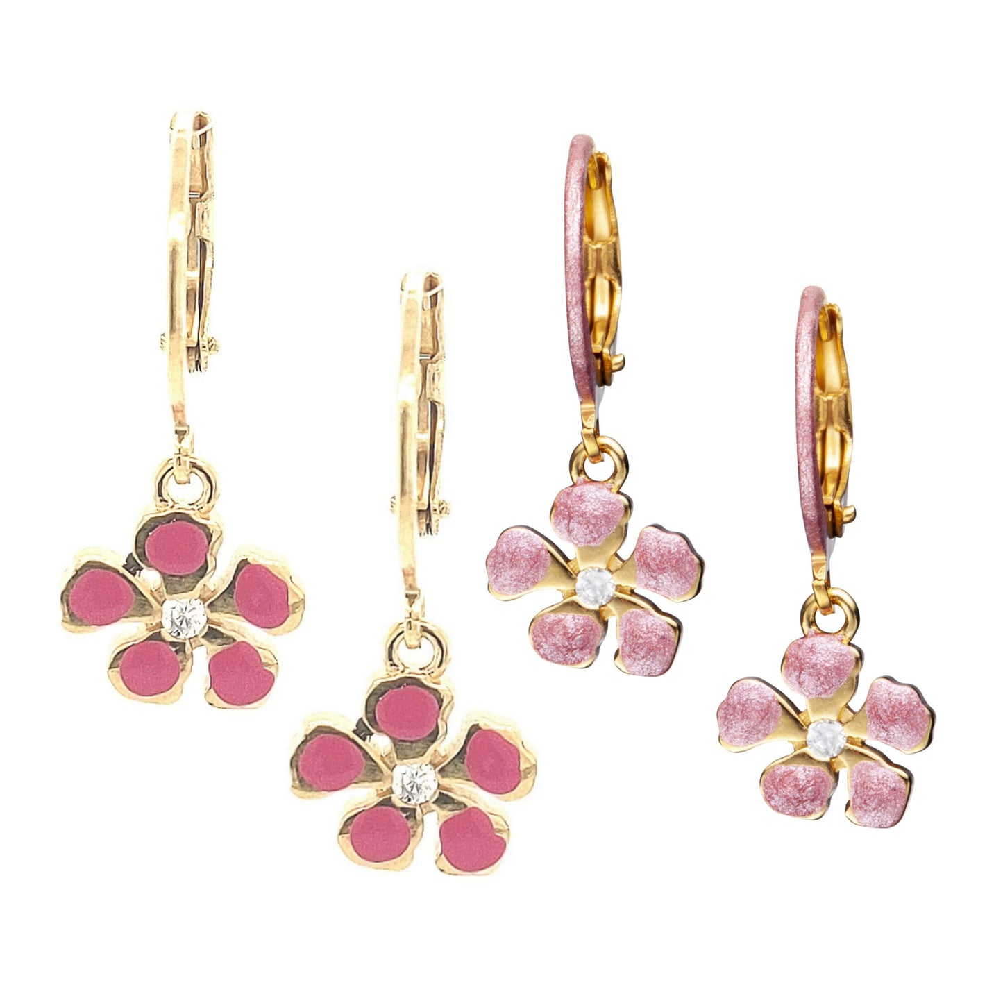 Surgical Steel Single Flower Earring - HK Jewels