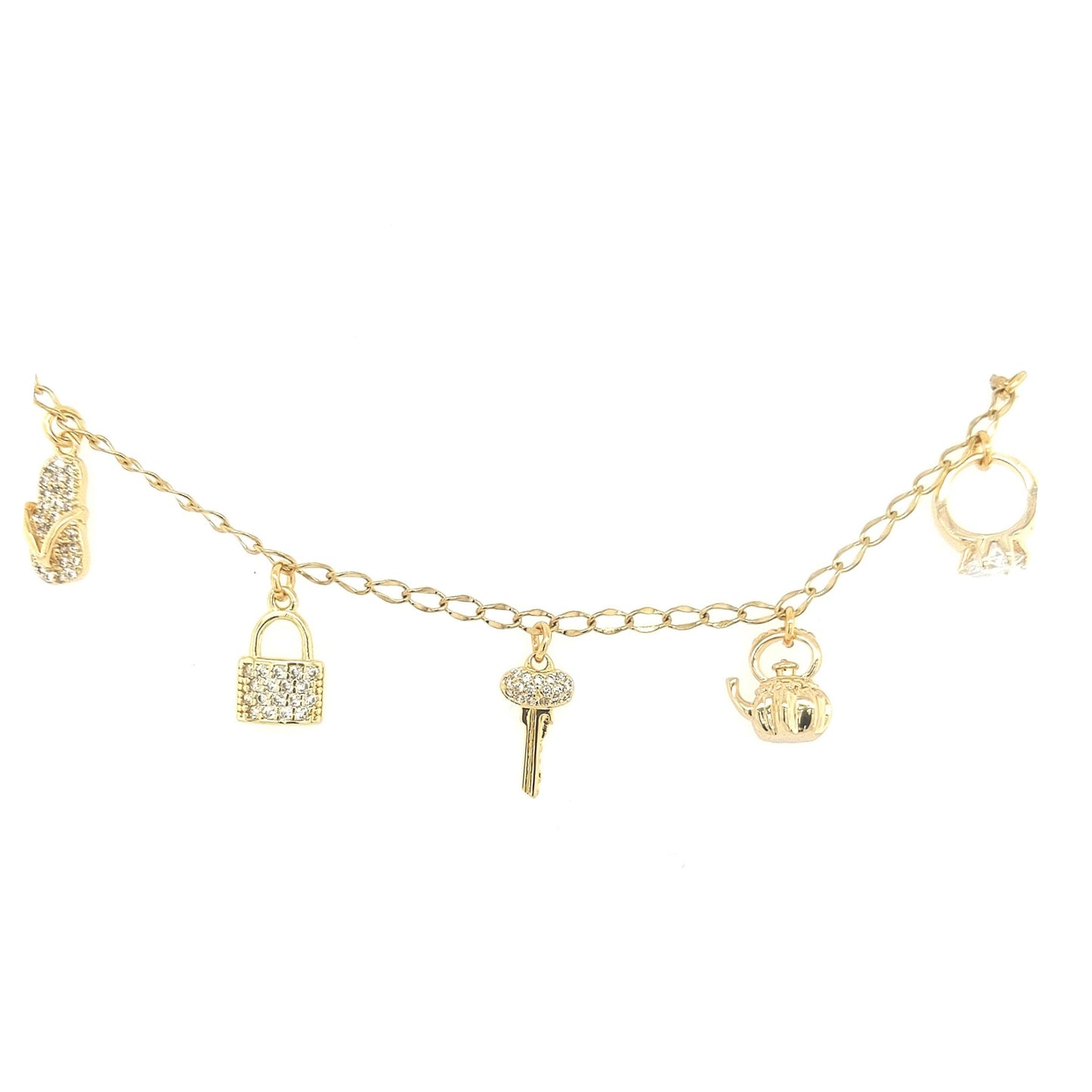 Assorted Charm Bracelet - HK Jewels
