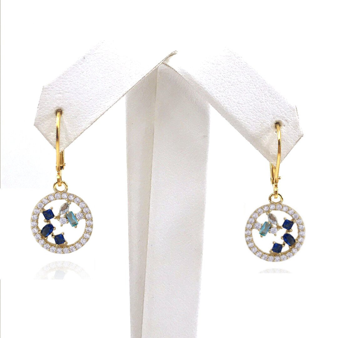 Surgical Steel Circle Confetti Earrings - HK Jewels
