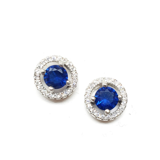 Sterling Silver Stud Earrings - HK Jewels