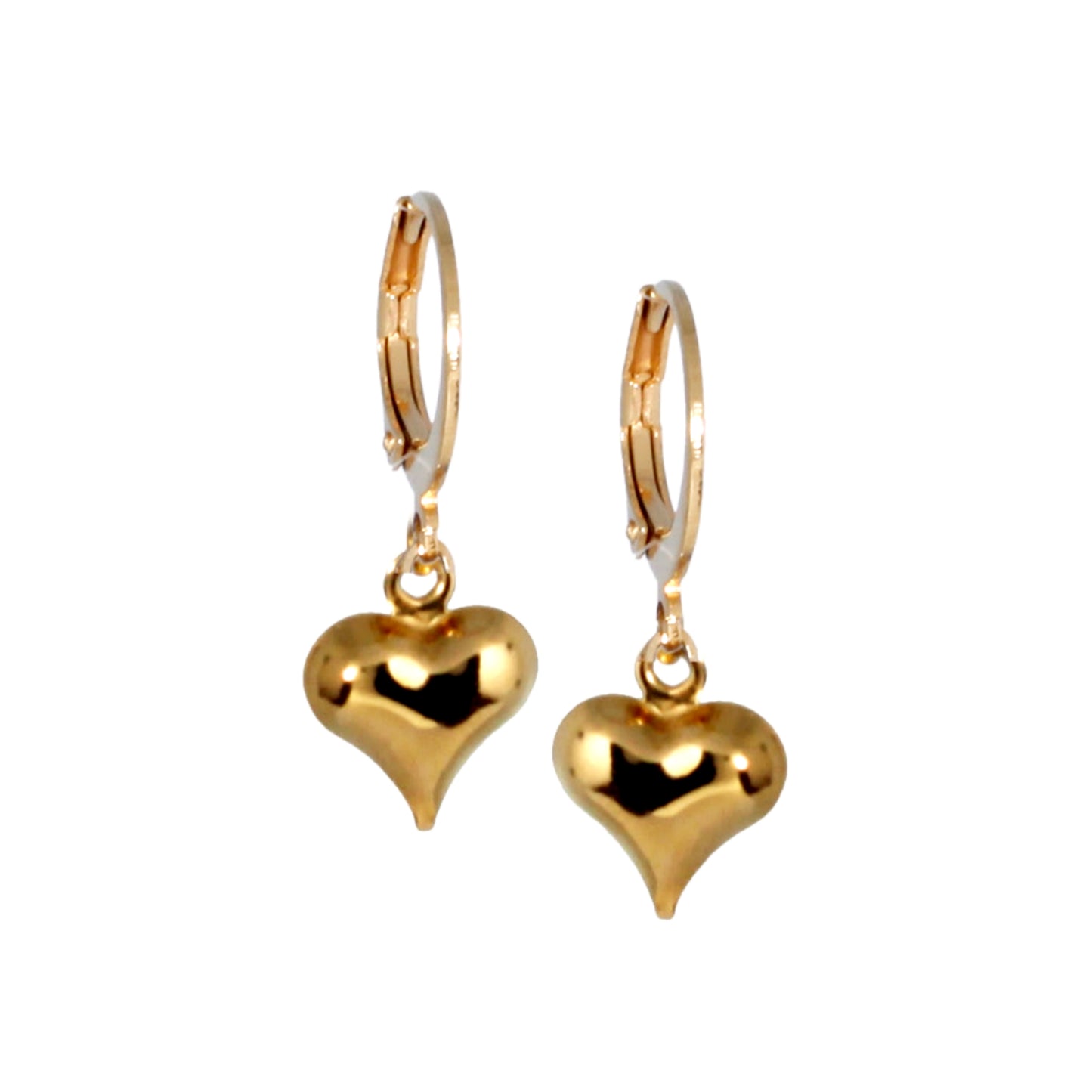 Surgical Steel Puffy Heart Earring - HK Jewels