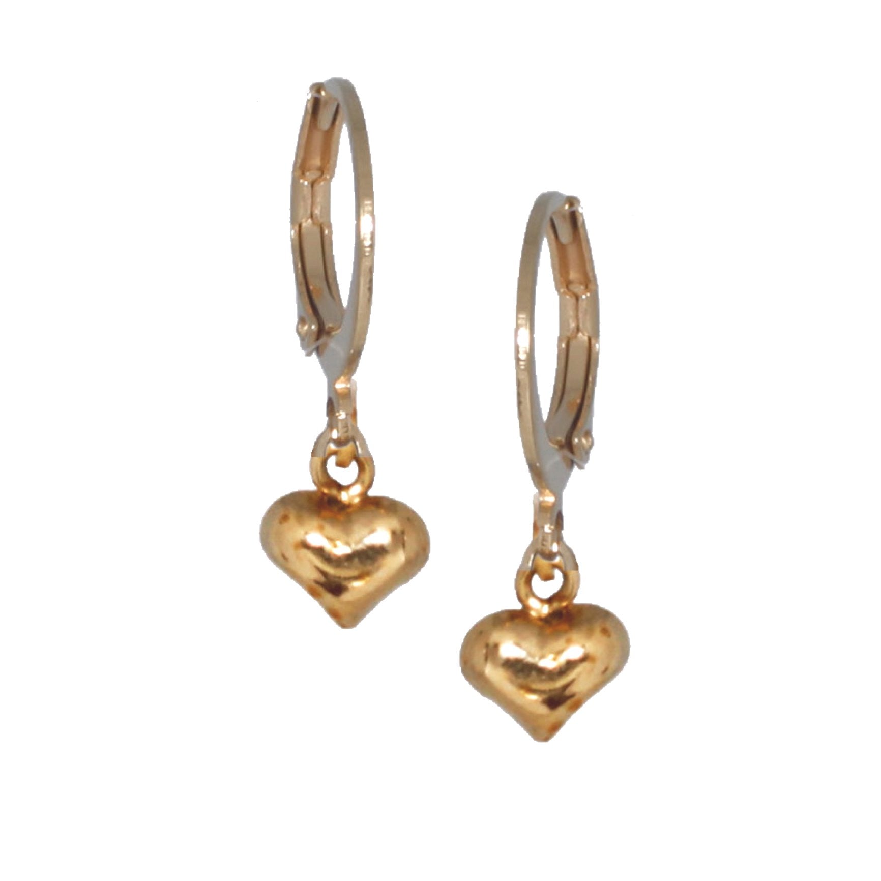 Surgical Steel Single Small Puffy Heart Earring - HK Jewels