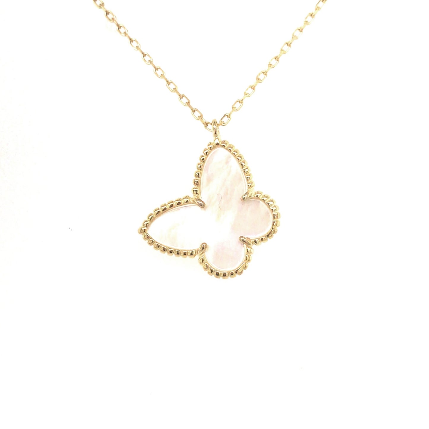 Sterling Silver Butterfly Necklace - HK Jewels