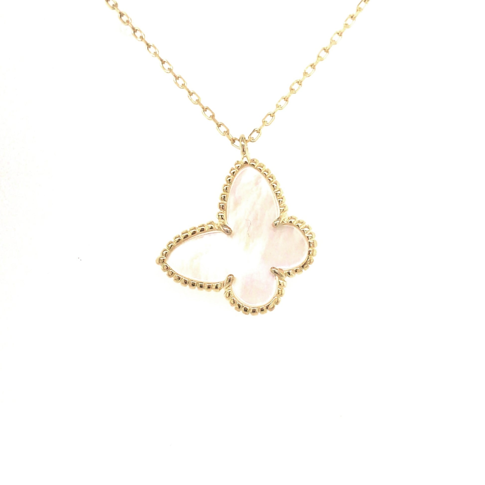 Sterling Silver Butterfly Necklace - HK Jewels