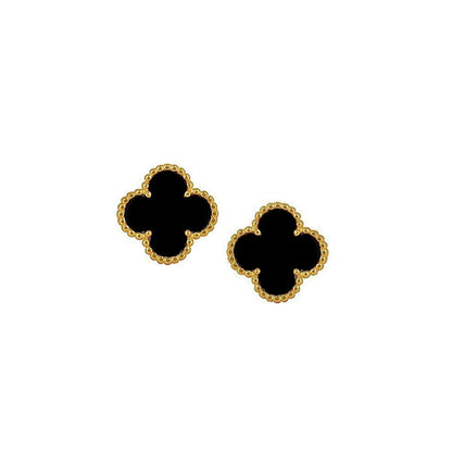 Sterling Silver Small Clover Stud Earrings - HK Jewels