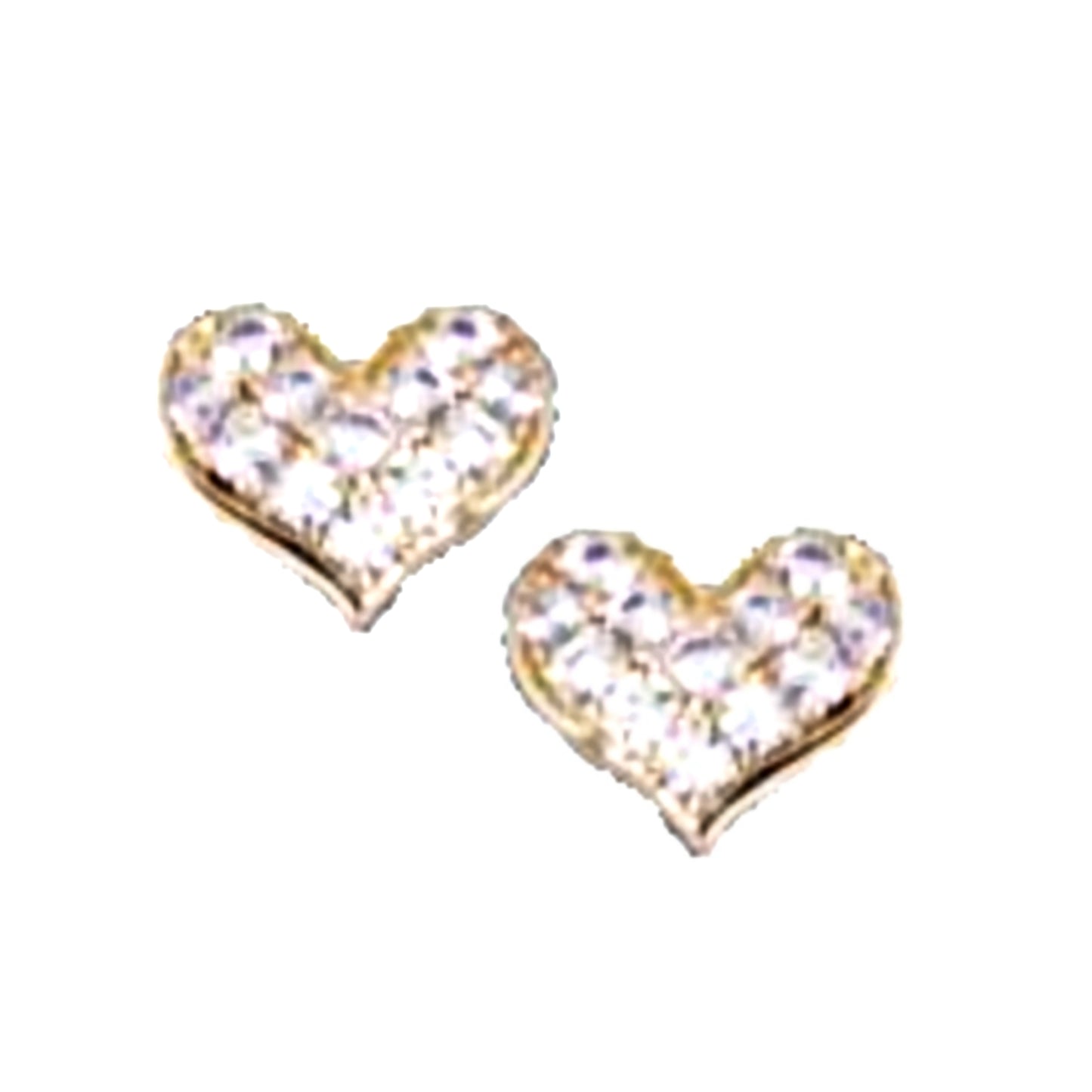 Surgical Steel Heart Stud Earrings - HK Jewels