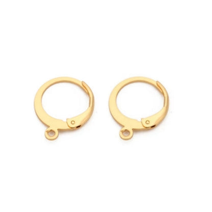 Surgical Steel CZ Circle Earrings - HK Jewels