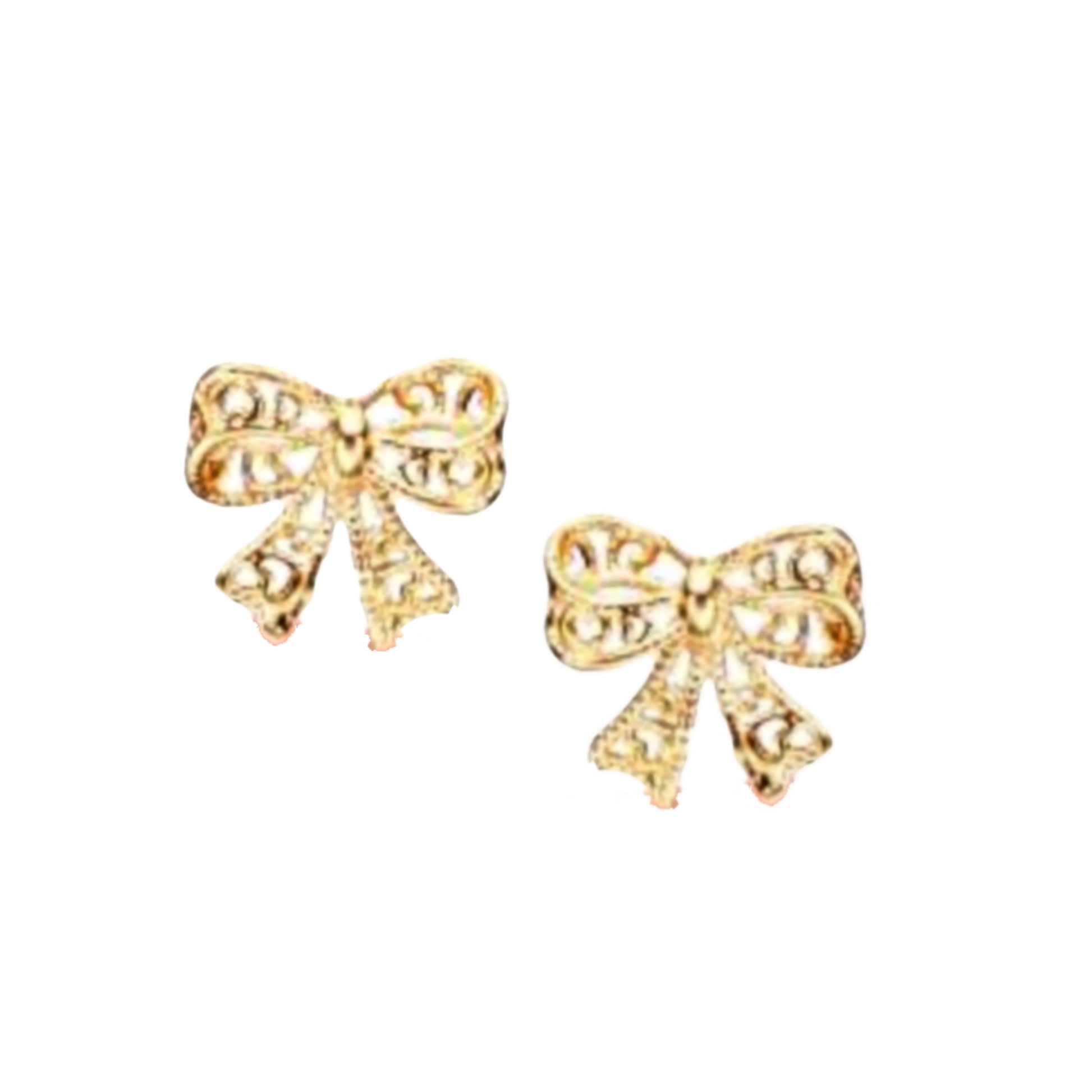 Surgical Steel Bow Stud Earrings - HK Jewels