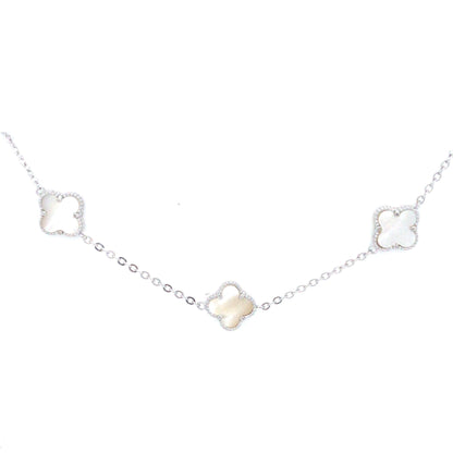 Sterling Silver Children's Small Three Clover Bracelet - HK Jewels