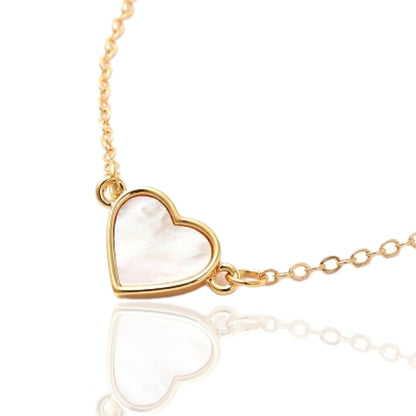 Mother of Pearl Heart Bracelet - HK Jewels