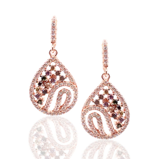 Sterling Silver Teardrop Earrings - HK Jewels