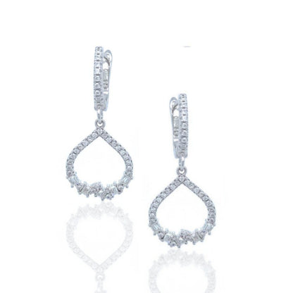 Sterling Silver Small Teardrop Earring - HK Jewels