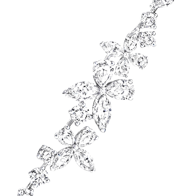 Sterling Silver Elegant Butterfly Bracelet - HK Jewels