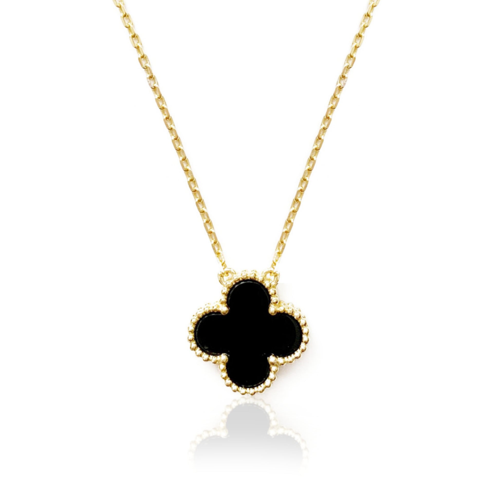 Sterling Silver Clover Necklace - HK Jewels