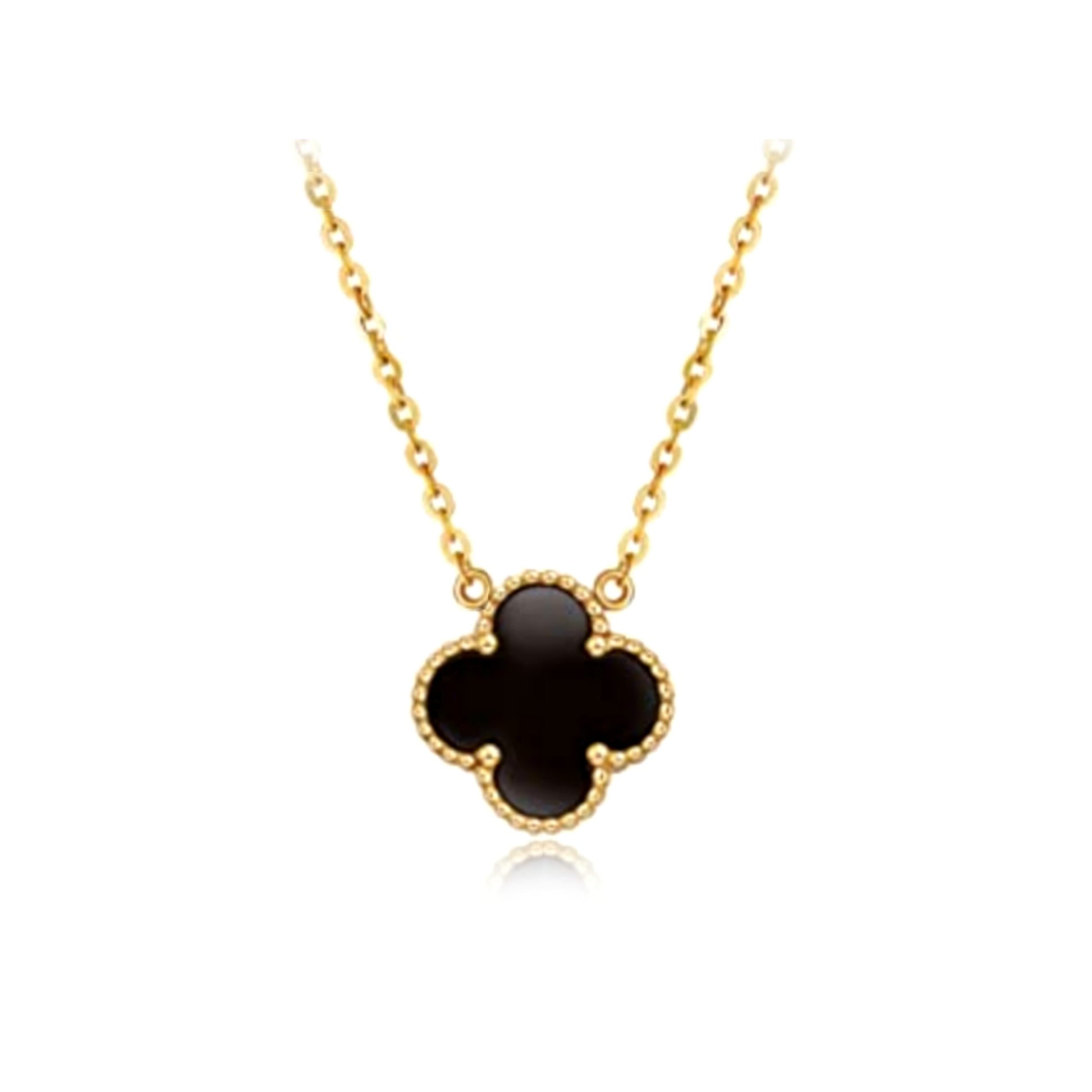 Sterling Silver Clover Necklace - HK Jewels