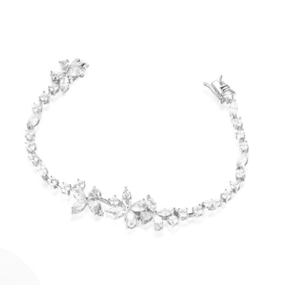 Sterling Silver Elegant Butterfly Bracelet - HK Jewels
