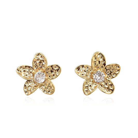 Surgical Steel Flower Stud Earrings