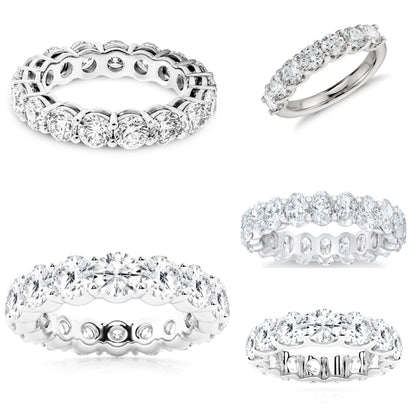 Assorted Diamond Eternity Band Rings