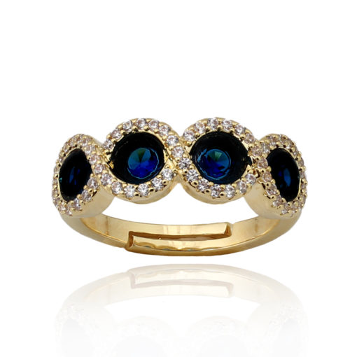 Four Stone Twist Ring - HK Jewels