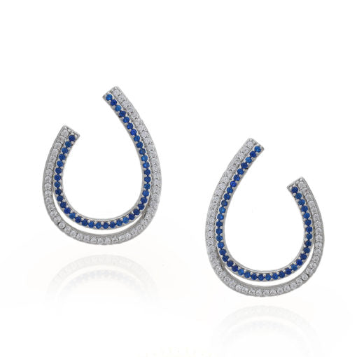 Open Teardrop Drop-Stud Earring - HK Jewels