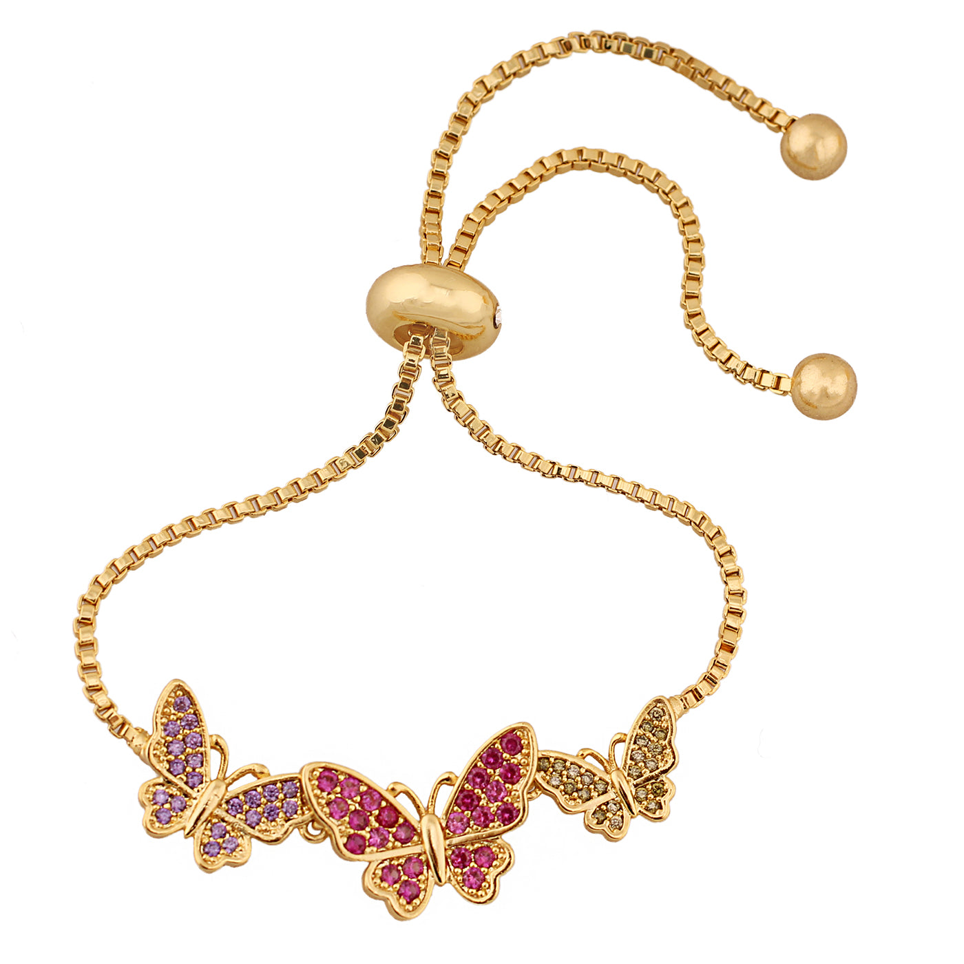 Butterfly Bracelet (Multi) - HK Jewels