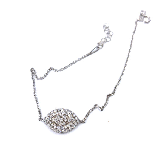 Sterling Silver Marquis Bracelet - HK Jewels