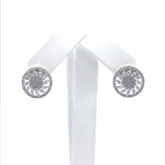 Sterling Silver Circle Studs - HK Jewels