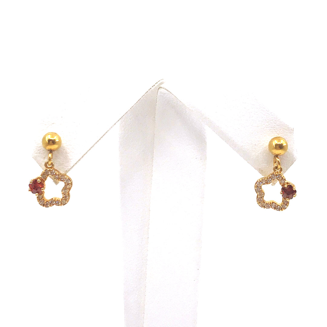 Surgical Steel Flower Earrings - HK Jewels