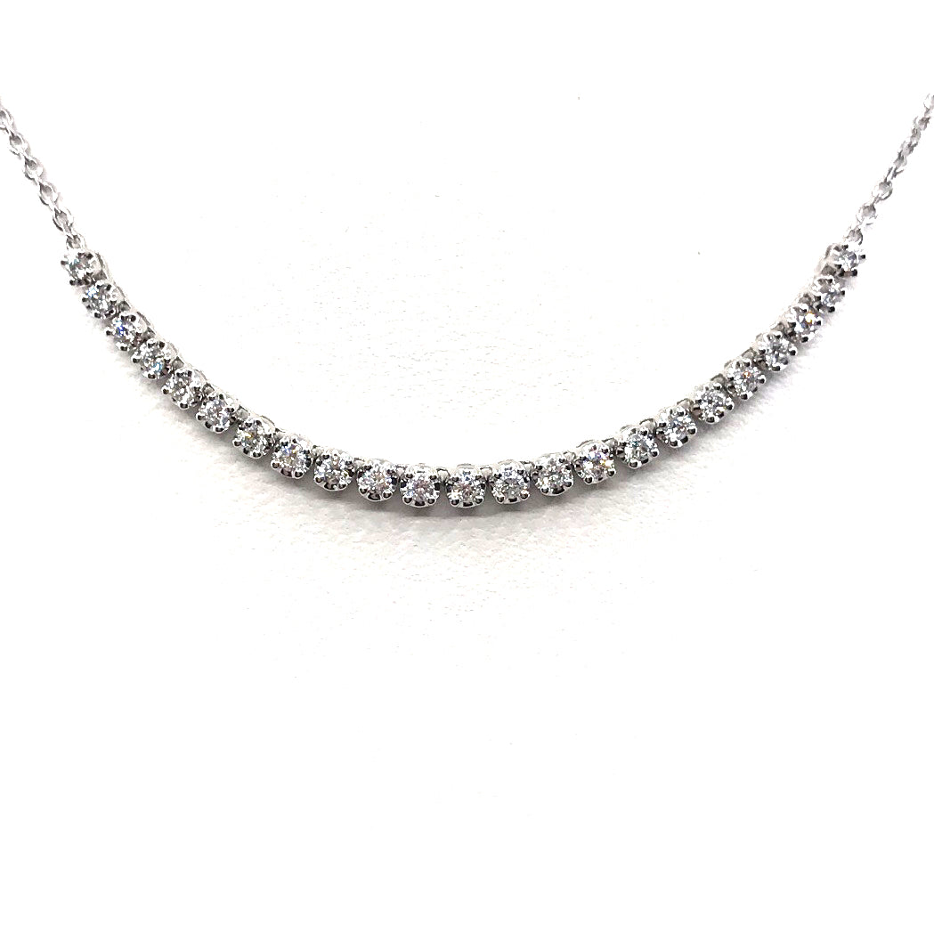 18K Gold Diamond Necklace - HK Jewels