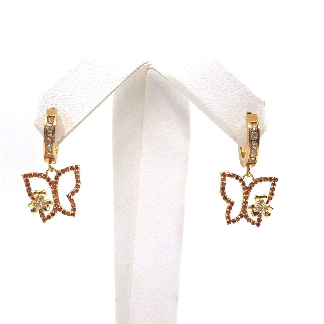 Surgical Steel Butterfly Earrings - HK Jewels