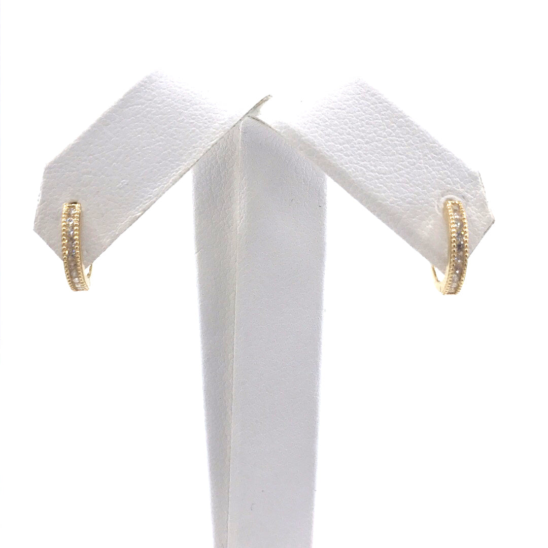 14K Gold Hoop Earrings - HK Jewels
