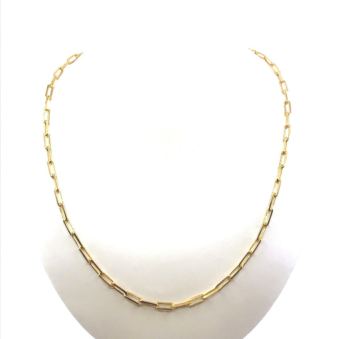 Sterling Silver Chain Necklace - HK Jewels