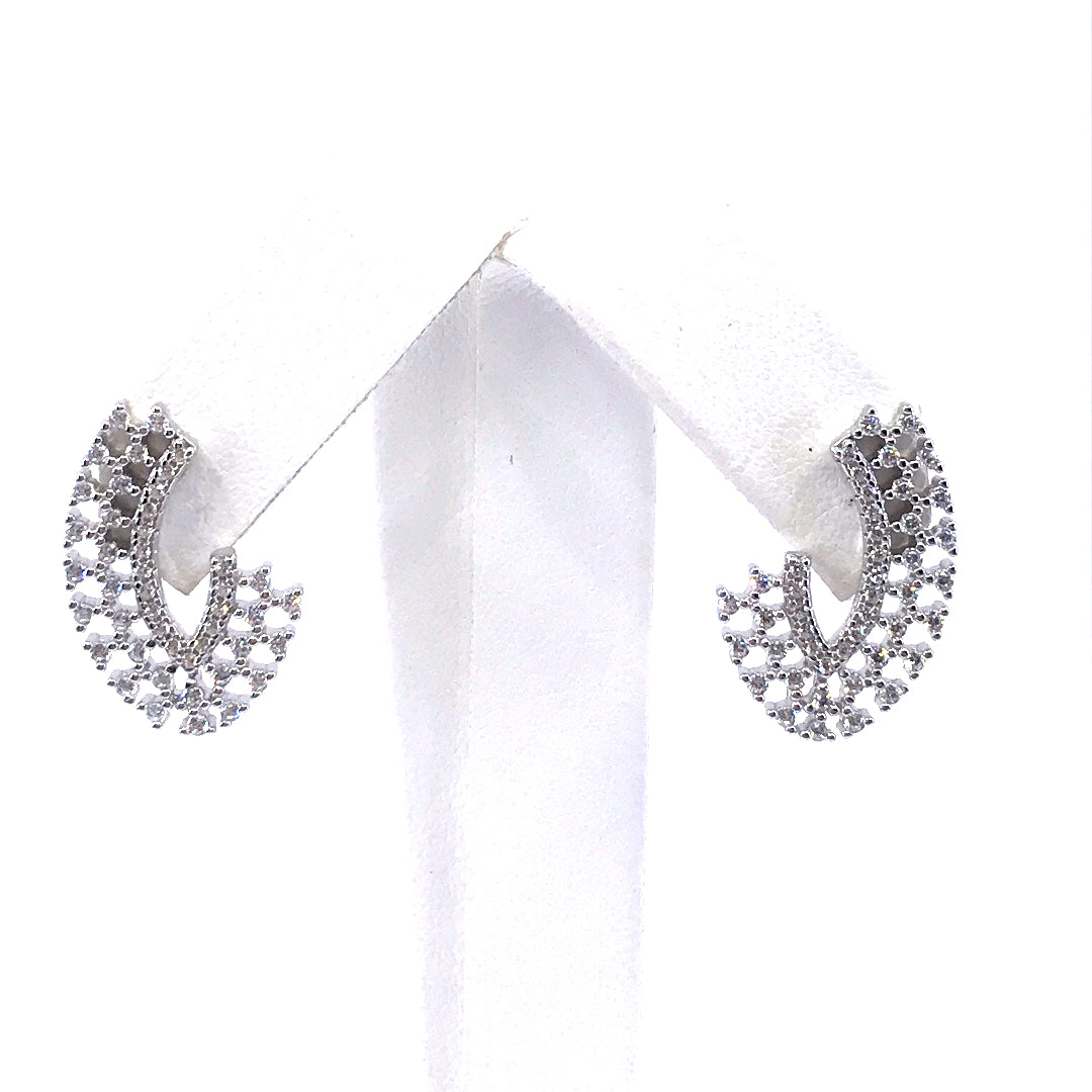 Sterling Silver Loop Earrings - HK Jewels