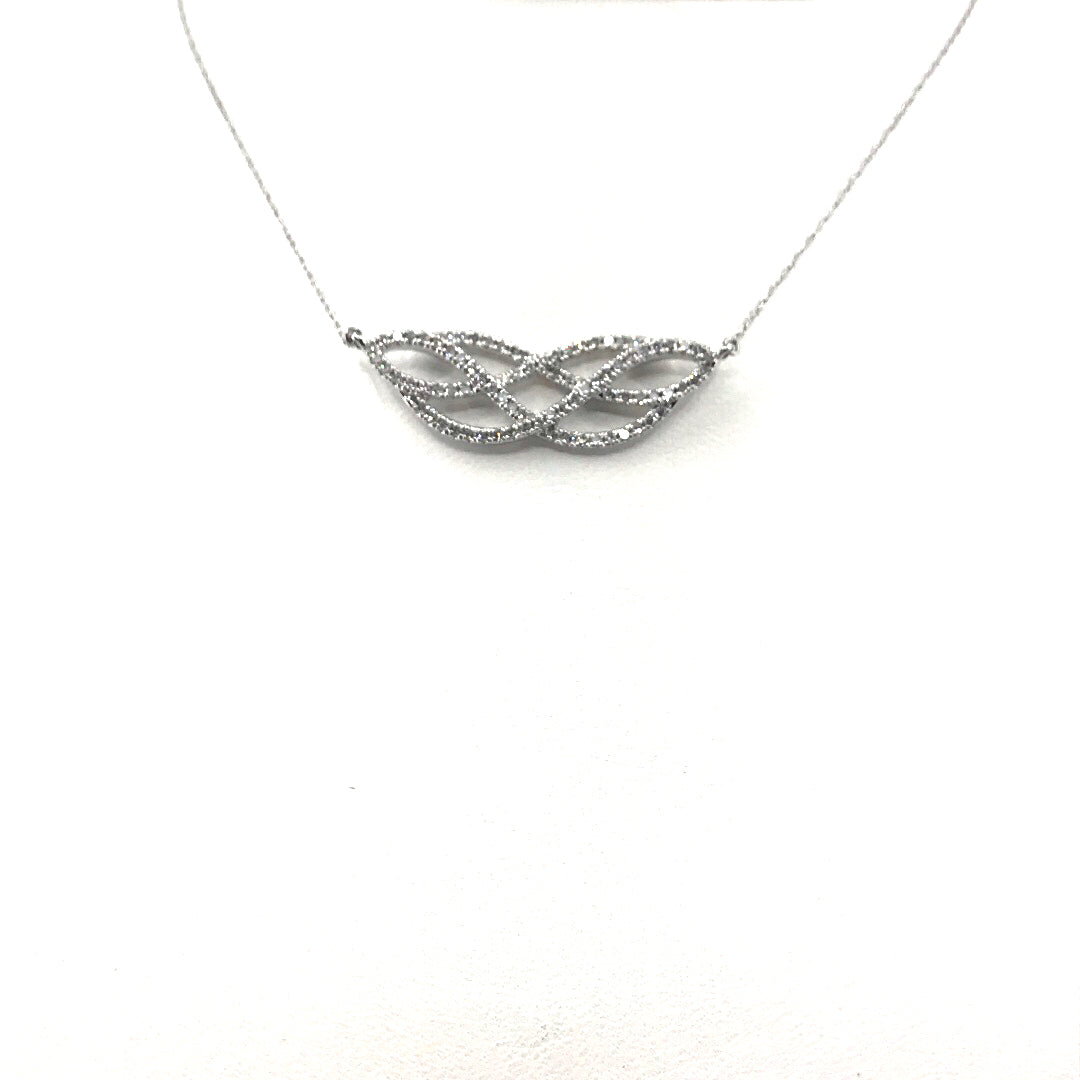 White Gold Necklace - HK Jewels