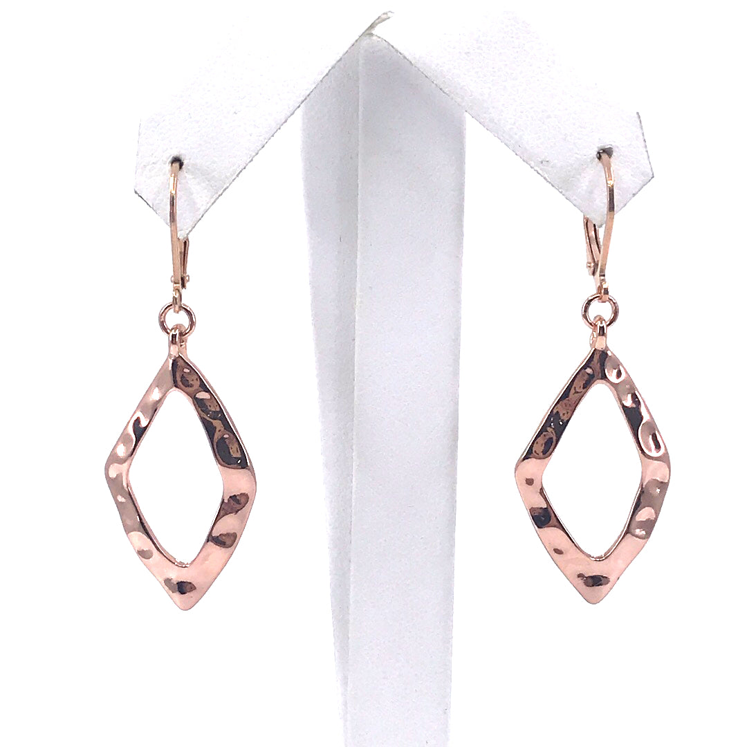 Surgical Steel Diamond-Shape Earrings - HK Jewels
