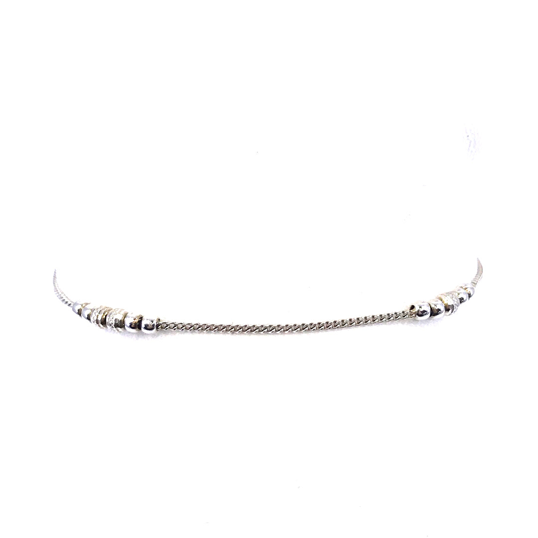 Sterling Silver Ball Bracelet - HK Jewels