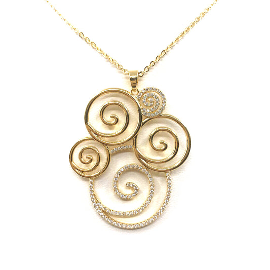 Swirl Pendant - HK Jewels