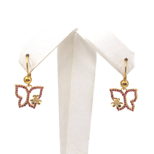 Surgical Steel Butterfly Earrings - HK Jewels