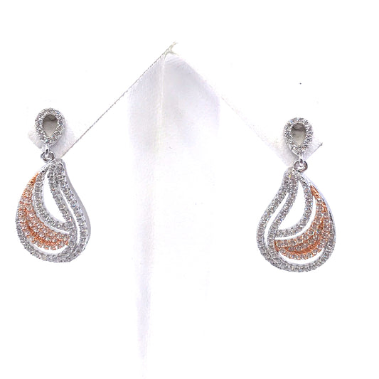 Sterling Silver Teardrop Earrings - HK Jewels