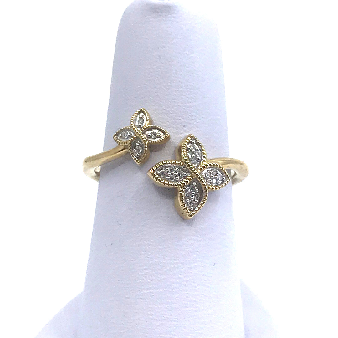 Gold Butterfly Ring - HK Jewels